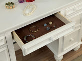 Athy Vanity W/ Stool Model Cm-Dk6848Wh-Stool By Furniture Of America